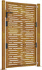 vidaXL - Poort - vierkant - 105x155 - cm - cortenstaal