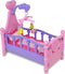vidaXL - Poppenbed - voor - kinderen - kinderkamer - roze - + - paars