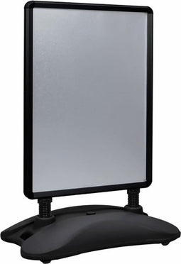 vidaXL - Posterstandaard - A1 - wateranker - aluminiumlegering - zwart