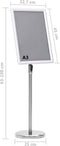 vidaXL - Posterstandaard - A3 - aluminiumlegering - zilverkleurig