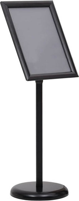 vidaXL - Posterstandaard - A3 - aluminiumlegering - zwart