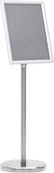 vidaXL - Posterstandaard - A4 - aluminiumlegering - zilverkleurig