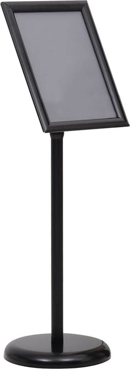 vidaXL - Posterstandaard - A4 - aluminiumlegering - zwart
