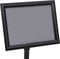 vidaXL - Posterstandaard - A4 - aluminiumlegering - zwart