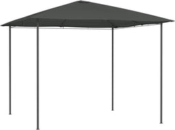 vidaXL - Prieel - 160 - g/m² - 3x3x2,6 - m - antracietkleurig