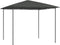 vidaXL - Prieel - 160 - g/m² - 3x3x2,6 - m - antracietkleurig