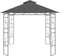 vidaXL - Prieel - 160 - g/m² - 3x3x2,7 - m - antracietkleurig