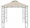 vidaXL - Prieel - 160 - g/m² - 3x3x2,7 - m - crèmekleurig