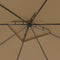 vidaXL - Prieel - 160 - g/m² - 3x3x2,7 - m - taupe