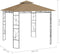 vidaXL - Prieel - 160 - g/m² - 3x3x2,7 - m - taupe