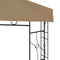 vidaXL - Prieel - 160 - g/m² - 3x3x2,7 - m - taupe