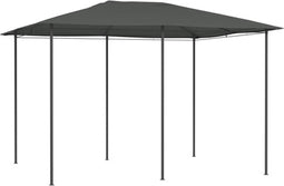 vidaXL - Prieel - 160 - g/m² - 3x4x2,6 - m - antracietkleurig