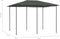 vidaXL - Prieel - 160 - g/m² - 3x4x2,6 - m - antracietkleurig