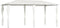 vidaXL - Prieel - 160 - g/m² - 3x4x2,6 - m - antracietkleurig