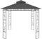 vidaXL - Prieel - 160 - g/m² - 4x3x2,7 - m - antracietkleurig