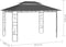 vidaXL - Prieel - 160 - g/m² - 4x3x2,7 - m - antracietkleurig