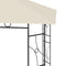 vidaXL - Prieel - 160 - g/m² - 4x3x2,7 - m - crèmekleurig