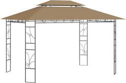 vidaXL - Prieel - 160 - g/m² - 4x3x2,7 - m - taupe