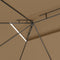 vidaXL - Prieel - 160 - g/m² - 4x3x2,7 - m - taupe