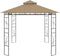vidaXL - Prieel - 160 - g/m² - 4x3x2,7 - m - taupe