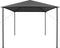 vidaXL - Prieel - 180 - g/m² - 3x3 - m - stof - en - staal - antraciet