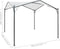 vidaXL - Prieel - 180 - g/m² - 3x3x2,6 - m - wit