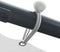 vidaXL - Prieel - 180 - g/m² - 3x3x2,6 - m - wit