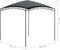 vidaXL - Prieel - 180 - g/m² - 3x3x2,65 - m - antraciet
