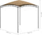 vidaXL - Prieel - 180 - g/m² - 3x3x2,65 - m - taupe