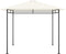 vidaXL - Prieel - 180 - g/m² - 3x3x2,7 - m - antracietkleurig