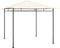 vidaXL - Prieel - 180 - g/m² - 3x3x2,7 - m - crèmekleurig