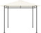 vidaXL - Prieel - 180 - g/m² - 3x3x2,7 - m - crèmekleurig