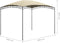 vidaXL - Prieel - 180 - g/m² - 3x4x2,65 - m - crème