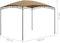 vidaXL - Prieel - 180 - g/m² - 3x4x2,65 - m - taupe