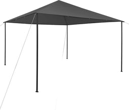 vidaXL - Prieel - 180 - g/m² - 4x4x3 - m - antracietkleurig