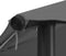 vidaXL - Prieel - 180 - g/m² - 4x4x3 - m - antracietkleurig