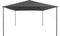 vidaXL - Prieel - 180 - g/m² - 4x4x3 - m - antracietkleurig