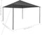 vidaXL - Prieel - 180 - g/m² - 4x4x3 - m - antracietkleurig