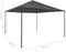 vidaXL - Prieel - 180 - g/m² - 4x4x3 - m - antracietkleurig