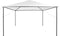 vidaXL - Prieel - 180 - g/m² - 4x4x3 - m - wit