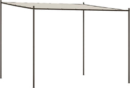 vidaXL - Prieel - 3x3 - m - 180 - g/m² - stof - en - staal - wit