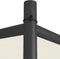 vidaXL - Prieel - 3x3 - m - 180 - g/m² - stof - en - staal - wit