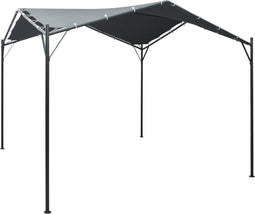 vidaXL - Prieel - 3x3 - m - staal - antraciet