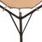vidaXL - Prieel - 3x3 - m - staal - beige