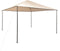 vidaXL - Prieel - 4x4 - m - staal - beige