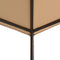 vidaXL - Prieel - 4x4 - m - staal - beige
