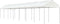 vidaXL - Prieel - met - dak - 15,61x2,28x2,69 - m - polyetheen - wit