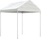 vidaXL - Prieel - met - dak - 15,61x2,28x2,69 - m - polyetheen - wit
