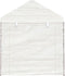 vidaXL - Prieel - met - dak - 2,28x2,23x2,69 - m - polyetheen - wit