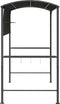 vidaXL - Prieel - met - dak - 220x110x200 - cm - antracietkleurig